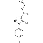 CAS#: 30165-93-6, Ethyl 5-Chloro-1-(4-Chlorophenyl)-1H-1,2,3-Triazole-4-Carboxylate