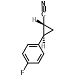 CAS 登录号：301861-15-4， (1R,2R)-2-(4-氟苯基)环丙烷甲腈