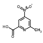 CAS#: 30235-16-6, 6-Methyl-4-Nitro-2-Pyridinecarboxylic Acid