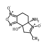CAS#: 302776-79-0, (5aR,8aR)-5a-Amino-7-methyl-4,5,5a,8-tetrahydro-8aH-[1,2,5]oxadiazolo[3,4-e]indol-8a-ol 3,6-dioxide