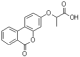 CAS#: 303016-29-7, 2-[(6-Oxo-6H-Benzo[c]Chromen-3-Yl)Oxy]Propanoic Acid