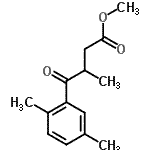 CAS 登录号：30316-13-3， 甲基4-(2,5-二甲基苯基)-3-甲基-4-氧代丁酸酯