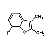 CAS#: 30336-70-0, 7-Fluoro-2,3-Dimethyl-1-Benzofuran