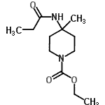 CAS 登录号：303983-35-9， 乙基4-甲基-4-(丙酰基氨基)-1-哌啶羧酸酯