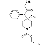 CAS#: 303983-36-0, Ethyl 4-Methyl-4-[Phenyl(Propionyl)Amino]-1-Piperidinecarboxylate