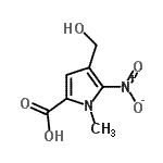 CAS 登录号：304015-82-5， 4-(羟基甲基)-1-甲基-5-硝基-1H-吡咯-2-羧酸