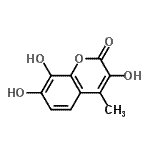 CAS#: 30404-45-6, 3,7,8-Trihydroxy-4-Methyl-2H-Chromen-2-One