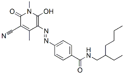 CAS#: 30449-81-1, 4-[(5-Cyano-1,6-Dihydro-2-Hydroxy-1,4-Dimethyl-6-Oxo-3-Pyridyl)Azo]-N-(2-Ethylhexyl)Benzamide