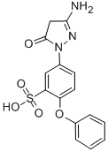 CAS#: 30479-81-3, 5-(3-Amino-5-Oxo-2-Pyrazolin-1-Yl)-2-Phenoxybenzenesulfonic Acid