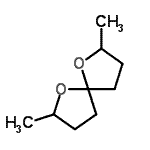 CAS 登录号：30483-86-4， 2,7-二甲基-1,6-二氧杂螺[4.4]壬烷