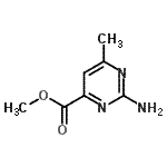 CAS 登录号：304868-33-5， 甲基2-氨基-6-甲基-4-嘧啶羧酸酯