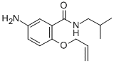 CAS#: 30509-61-6, 5-Amino-N-(2-Methylpropyl)-2-Prop-2-Enoxybenzamide
