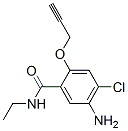 CAS#: 30533-76-7, 5-Amino-4-Chloro-N-Ethyl-2-Prop-2-Ynoxybenzamide