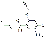 CAS 登录号：30533-80-3， 5-氨基-N-丁基-4-氯-2-丙-2-炔氧基苯甲酰胺