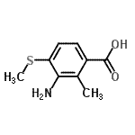 CAS#: 306276-70-0, 3-Amino-2-Methyl-4-(Methylsulfanyl)Benzoic Acid
