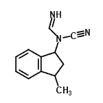 CAS#: 306284-66-2, N-Cyano-N-(3-methyl-2,3-dihydro-1H-inden-1-yl)imidoformamide