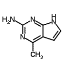 CAS#: 306314-93-2, 4-Methyl-7H-Pyrrolo[2,3-d]Pyrimidin-2-Amine