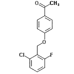 CAS#: 306934-77-0, 1-{4-[(2-Chloro-6-Fluorobenzyl)Oxy]Phenyl}Ethanone