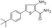 CAS#: 306935-13-7, 3-Amino-5-[4-(Tert-Butyl)Phenyl]Thiophene-2-Carboxamide