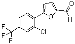 CAS 登录号：306936-04-9， 5-[2-氯-4-(三氟甲基)苯基]-2-糠醛