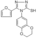 CAS#: 306936-86-7, 4-(2,3-Dihydro-1,4-Benzodioxin-6-Yl)-5-(2-Furyl)-4H-1,2,4-Triazole-3-Thiol