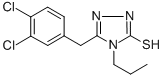 CAS 登录号：306936-92-5， 5-(3,4-二氯苄基)-4-丙基-1,2,4-三唑-3-硫醇