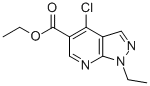 CAS 登录号：30720-25-3， 4-氯-1-乙基-1H-吡唑并[3,4-b]吡啶-5-羧酸乙酯