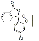 CAS 登录号：30723-78-5， 3-(叔丁基二氧基)-3-(4-氯苯基)苯酞