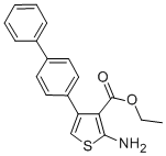 CAS#: 307343-50-6, Ethyl 2-Amino-4-[1,1'-Biphenyl]-4-Yl-3-Thiophenecarboxylate