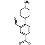 CAS 登录号：30742-63-3， 2-(4-甲基-1-哌嗪基)-5-硝基苯甲醛
