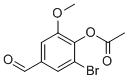 CAS 登录号：308088-29-1， 2-溴-4-甲酰基-6-甲氧基苯基乙酸酯