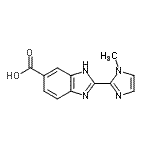 CAS#: 308362-12-1, 2-(1-Methyl-1H-Imidazol-2-Yl)-1H-Benzimidazole-6-Carboxylic Acid