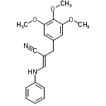 CAS#: 30953-85-6, (2Z)-3-Anilino-2-(3,4,5-Trimethoxybenzyl)Acrylonitrile