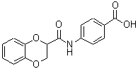 CAS#: 309923-57-7, 4-[(2,3-Dihydro-1,4-Benzodioxin-2-Ylcarbonyl)Amino]Benzoic Acid