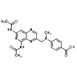 CAS#: 31065-88-0, 4-{[(5,7-Diacetamidopyrido[3,4-b]Pyrazin-3-Yl)Methyl](Methyl)Amino}Benzoic Acid