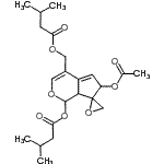 CAS#: 31078-10-1, {6-Acetoxy-1-[(3-Methylbutanoyl)Oxy]-6,7A-Dihydro-1H-Spiro[Cyclopenta[c]Pyran-7,2'-Oxiran]-4-Yl}Methyl 3-Methylbutanoate