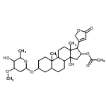CAS#: 31087-94-2, 16-Acetoxy-3-[(2,6-Dideoxy-3-O-Methylhexopyranosyl)Oxy]-14-Hydroxycard-20(22)-Enolide