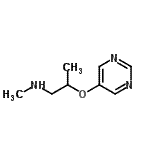 CAS 登录号：310881-02-8， N-甲基-2-(5-嘧啶基氧基)-1-丙胺
