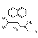 CAS#: 31089-24-4, 2-{2-[Ethyl(Methyl)Amino]Ethyl}-3-Methyl-2-(1-Naphthyl)Butanal