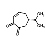 CAS 登录号：310905-95-4， (6S)-6-异丙基-3-环庚烯-1,2-二酮