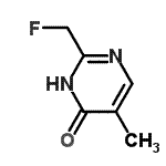 CAS#: 3110-40-5, 2-(Fluoromethyl)-5-Methyl-3H-Pyrimidin-4-One