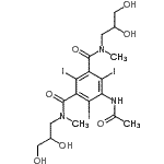CAS#: 31122-84-6, 5-Acetamido-N,N'-Bis(2,3-Dihydroxypropyl)-2,4,6-Triiodo-N,N'-Dimethylisophthalamide