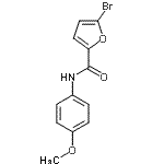 CAS 登录号：31136-81-9， 5-溴-N-(4-甲氧基苯基)-2-糠酰胺