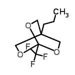 CAS 登录号：31185-64-5， 4-丙基-1-(三氟甲基)-2,6,7-三氧杂双环[2.2.2]辛烷