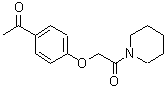 CAS 登录号：31188-99-5， 2-(4-乙酰苯氧基)-1-(1-哌啶基)乙酮