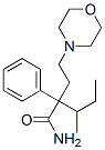 CAS 登录号：3120-60-3， 3-甲基-2-(2-吗啉-4-基乙基)-2-苯基戊烷酰胺