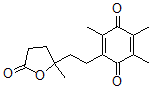 CAS 登录号：3121-68-4， 2,3,5-三甲基-6-[2-(2-甲基-5-氧代四氢呋喃-2-基)乙基]环己-2,5-二烯-1,4-二酮