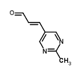 CAS 登录号：312262-93-4， (E)-3-(2-甲基嘧啶-5-基)丙-2-烯醛