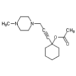CAS 登录号：312519-76-9， 1-[3-(4-甲基-1-哌嗪基)-1-丙炔-1-基]环己基乙酸酯