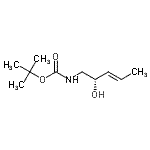 CAS#: 312521-40-7, 2-Methyl-2-Propanyl [(2S,3E)-2-Hydroxy-3-Penten-1-Yl]Carbamate